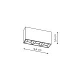 Light Prestige Reflektor Star Magnetic 3xLED czarny 4000K LP-556-1-MAG-BK
