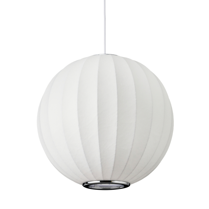 Step Into Design Lampa wisząca SILK biała 30 cm ST-2330-30