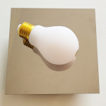 Step Into Design Lampa ścienna BULB złota 15 cm ST-8716W