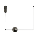 Step Into Design Lampa wisząca O-LINE LED 63 cm czarna ST-1688S-BK