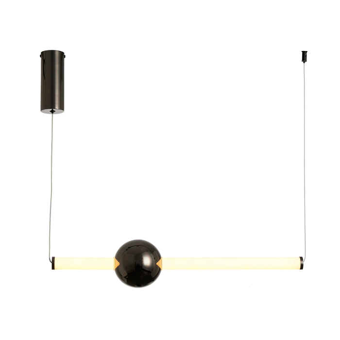 Step Into Design Lampa wisząca O-LINE LED 63 cm czarna ST-1688S-BK