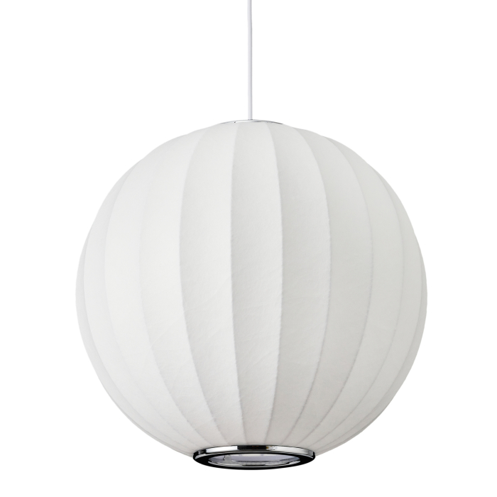 Step Into Design Lampa wisząca SILK biała 40 cm ST-2330-40