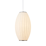 Step Into Design Lampa wisząca SILK BARREL biała 50 cm ST-2335-20