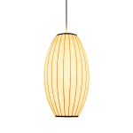 Step Into Design Lampa wisząca SILK BARREL biała 50 cm ST-2335-20