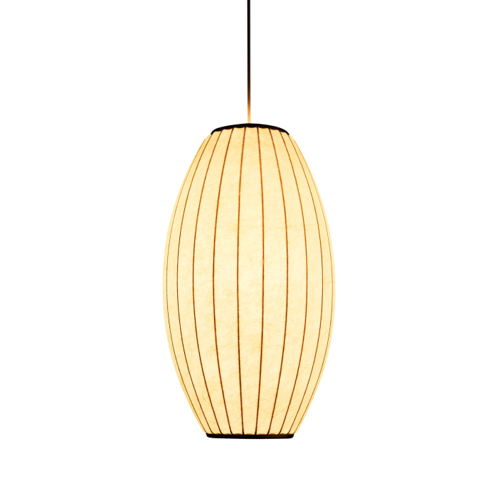 Step Into Design Lampa wisząca SILK BARREL biała 50 cm ST-2335-20