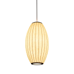 Step Into Design Lampa wisząca SILK BARREL biała 50 cm ST-2335-20