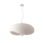 Step Into Design Lampa wisząca STONE FLAT biała 60 cm DN429-600