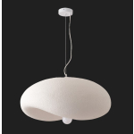 Step Into Design Lampa wisząca STONE FLAT biała 40 cm DN429-400