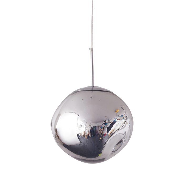 Step Into Design Lampa wisząca GLAM L srebrna 38 cm MP-1239-380 chrome