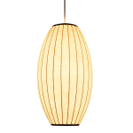 Step Into Design Lampa wisząca SILK BARREL biała 60 cm ST-2335-30