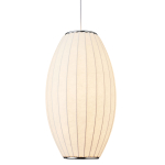 Step Into Design Lampa wisząca SILK BARREL biała 60 cm ST-2335-30