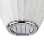 Step Into Design Lampa wisząca SILK BARREL biała 60 cm ST-2335-30