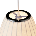 Step Into Design Lampa wisząca SILK BARREL biała 60 cm ST-2335-30