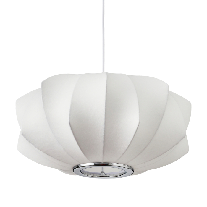 Step Into Design Lampa wisząca SILK V-shape biała 45 cm ST-2331-45