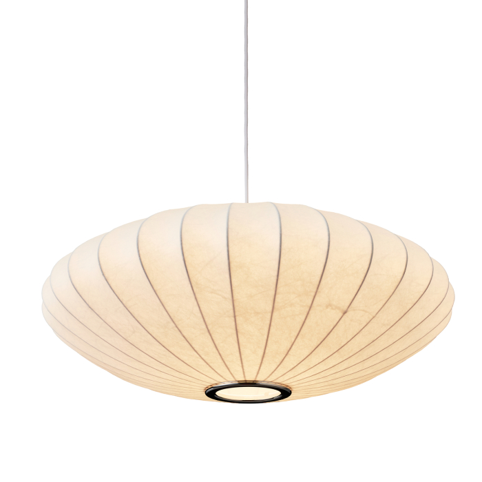Step Into Design Lampa wisząca SILK FLAT biała 50 cm ST-2328-50