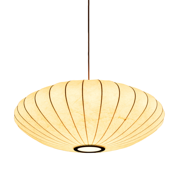 Step Into Design Lampa wisząca SILK FLAT biała 50 cm ST-2328-50