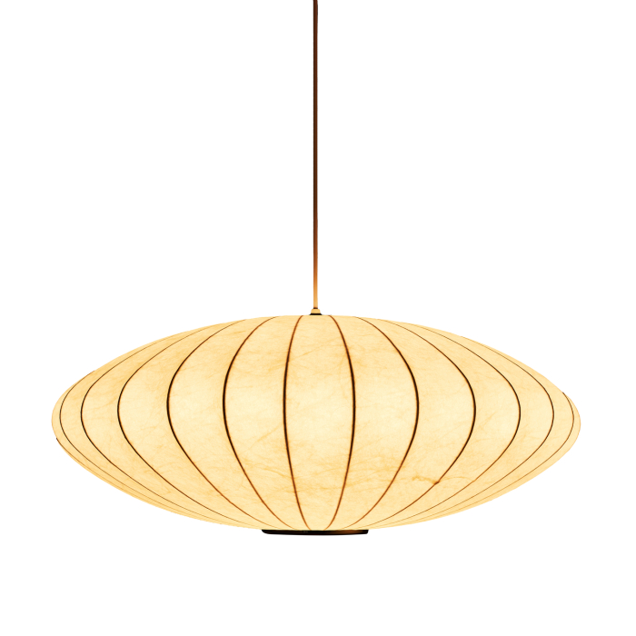 Step Into Design Lampa wisząca SILK FLAT biała 50 cm ST-2328-50