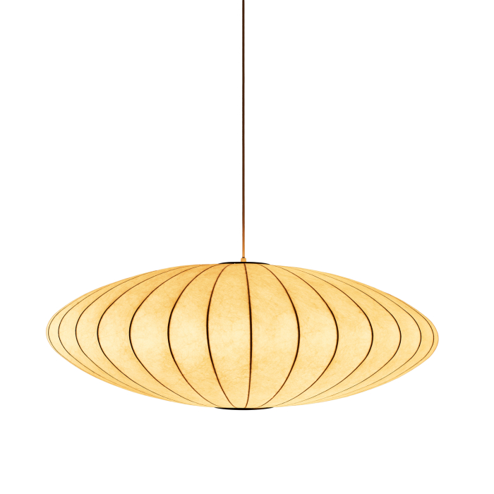 Step Into Design Lampa wisząca SILK FLAT biała 50 cm ST-2328-50
