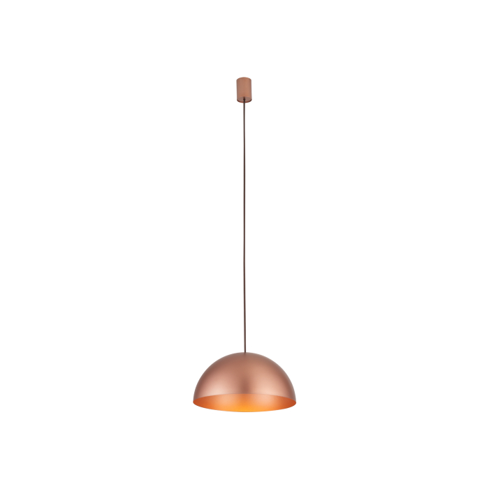 Nowodvorski HEMISPHERE SUPER S  Sufitowa Wisząca Max moc 12W only LED GX53 Satynowa miedź 10617