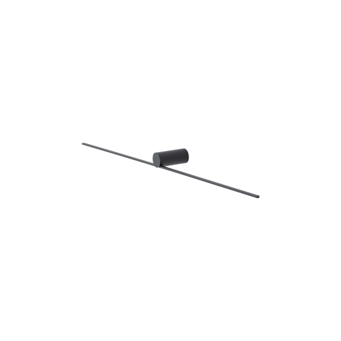 Nowodvorski SPIN LED M  Ścienna Kinkiet obrazowe Max moc 14W LED 4000K Czarny 10621