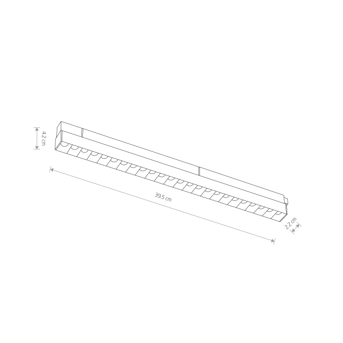 Nowodvorski LVM FOCUS LED 15W 4000K System konfigurowalny LVM Track System Lampa LED Max moc 15W LED 4000K Czarny 10643