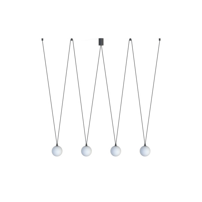 Nowodvorski SLING IV  Sufitowa Wisząca Max moc 12W only LED G9 Czarny 10354