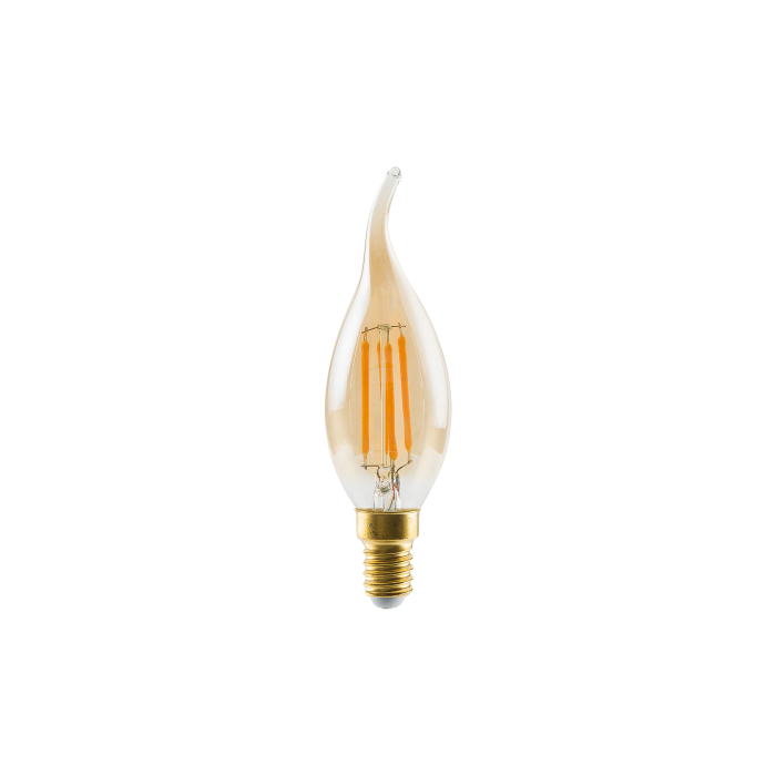 Nowodvorski BULB VINTAGE LED E14, 6W Źródła światła i akcesoria  E14 Max moc 6W LED 2200K Transparentny bursztynowy 10592