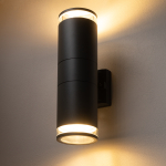 Nowodvorski ROCK  PRO Zewnętrzna  Ścienna Natynkowa Max moc 25W only LED E27 Grafitowy 10688