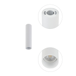 Nowodvorski FOURTY S  Spot Natynkowa Max moc 10W only LED GU10 R35 Biały 10734