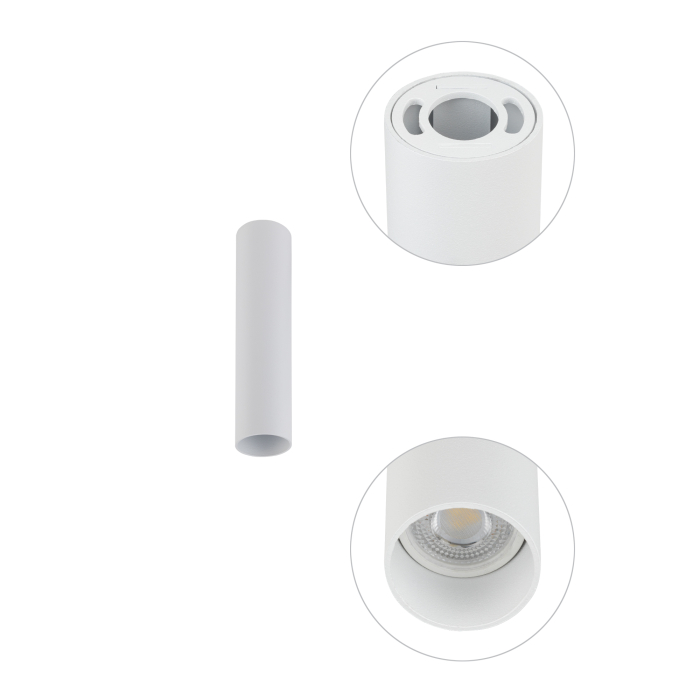 Nowodvorski FOURTY S  Spot Natynkowa Max moc 10W only LED GU10 R35 Biały 10734