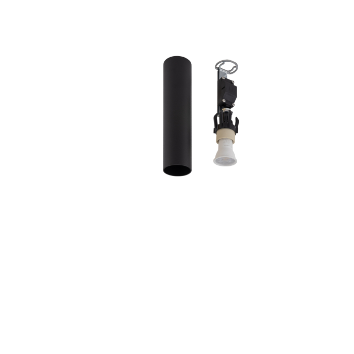 Nowodvorski FOURTY S  Spot Natynkowa Max moc 10W only LED GU10 R35 Czarny 10735