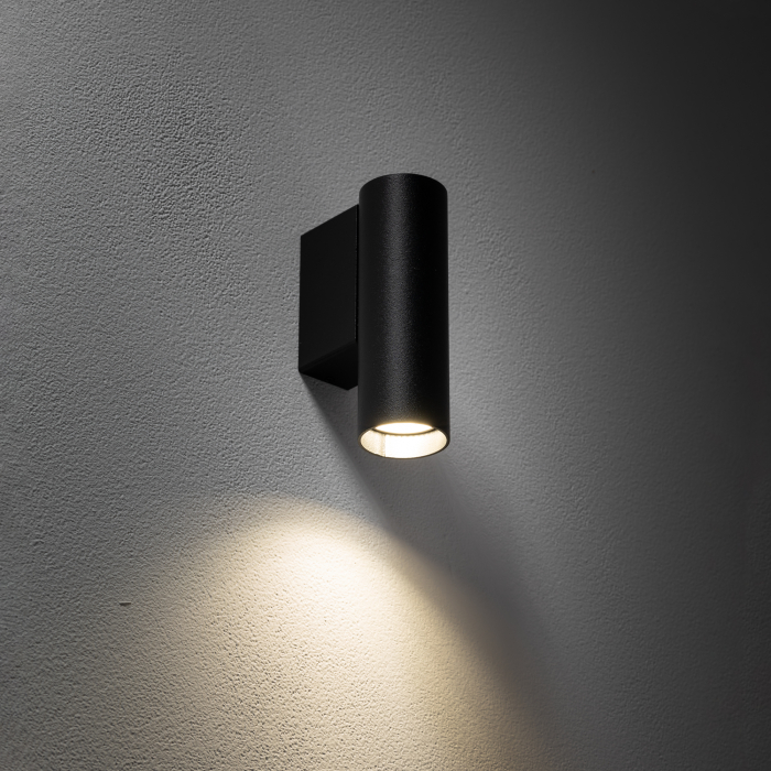 Nowodvorski FOURTY WALL S  Ścienna Kinkiet Max moc 10W only LED GU10 R35 Czarny 10747