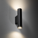 Nowodvorski FOURTY WALL M  Ścienna Kinkiet Max moc 10W only LED GU10 R35 Czarny 10753