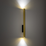 Nowodvorski FOURTY WALL XL  Ścienna Kinkiet Max moc 10W only LED GU10 R35 Mosiądz 10760