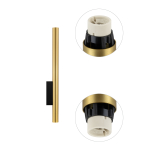 Nowodvorski FOURTY WALL XL  Ścienna Kinkiet Max moc 10W only LED GU10 R35 Mosiądz 10760