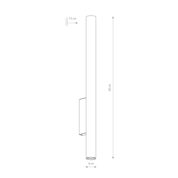 Nowodvorski FOURTY WALL XL  Ścienna Kinkiet Max moc 10W only LED GU10 R35 Mosiądz 10760
