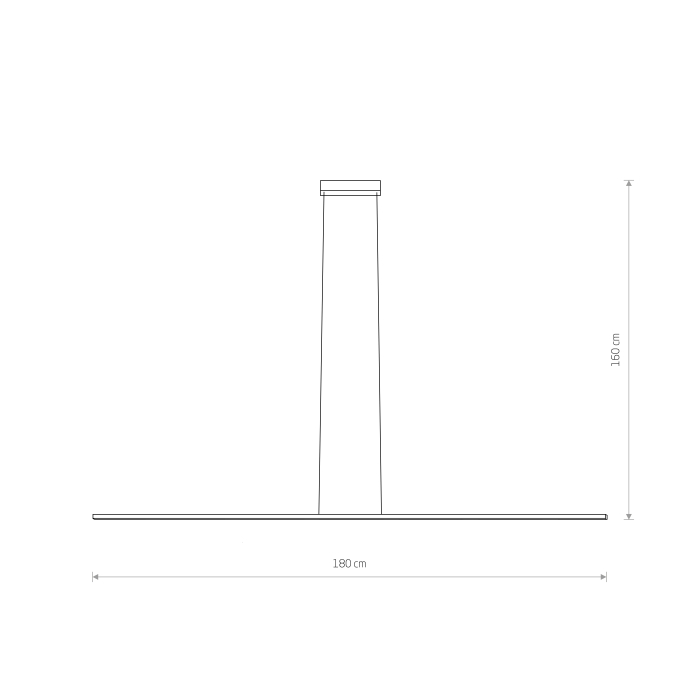 Nowodvorski BAR LED L  Sufitowa Wisząca Max moc 27W LED 4000K Czarny 10850