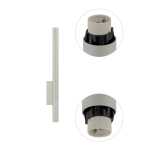 Nowodvorski FOURTY WALL XL  Ścienna Kinkiet Max moc 10W only LED GU10 R35 Szary 10892