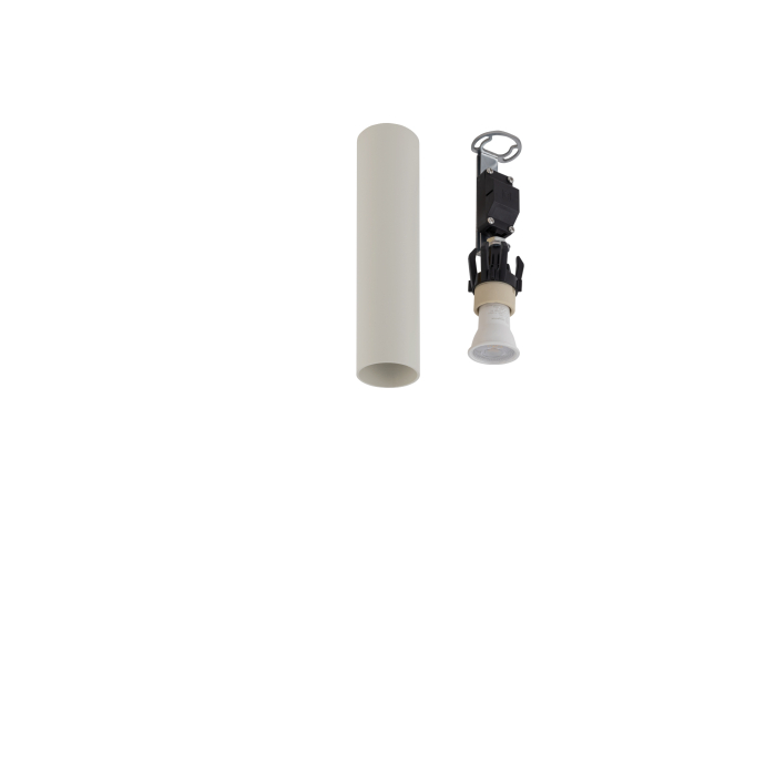 Nowodvorski FOURTY S  Spot Natynkowa Max moc 10W only LED GU10 R35 Szary 10883