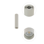Nowodvorski FOURTY S  Spot Natynkowa Max moc 10W only LED GU10 R35 Szary 10883