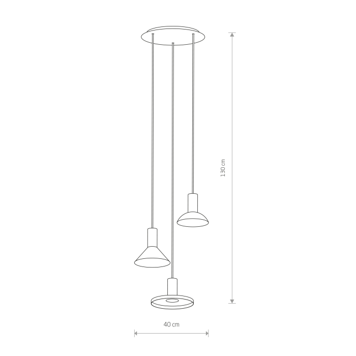 Nowodvorski HERMANOS  Sufitowa Wisząca Max moc 10W only LED GU10 Czarny 10905
