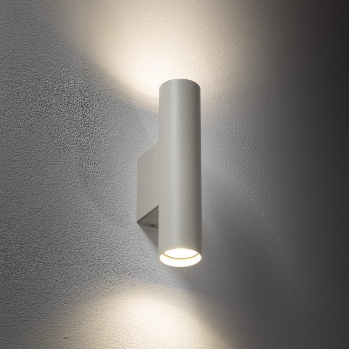 Nowodvorski FOURTY WALL M  Ścienna Kinkiet Max moc 10W only LED GU10 R35 Szary 10890