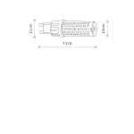 Nowodvorski BULB LED G9, 7W Źródła światła i akcesoria  G9 Max moc 7W LED 4000K 10933
