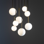 Nowodvorski KARO  Sufitowa Wisząca Max moc 12W only LED G9 Czarny 10934