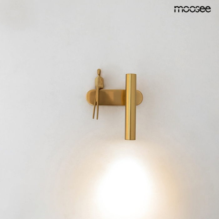 MOOSEE lampa ścienna BOY TUBE R złota (MSE1501100479)
