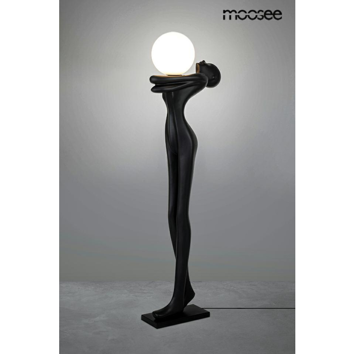 MOOSEE lampa podłogowa HUMAN MOON - włókno szklane, szkło (MSE1501100337)