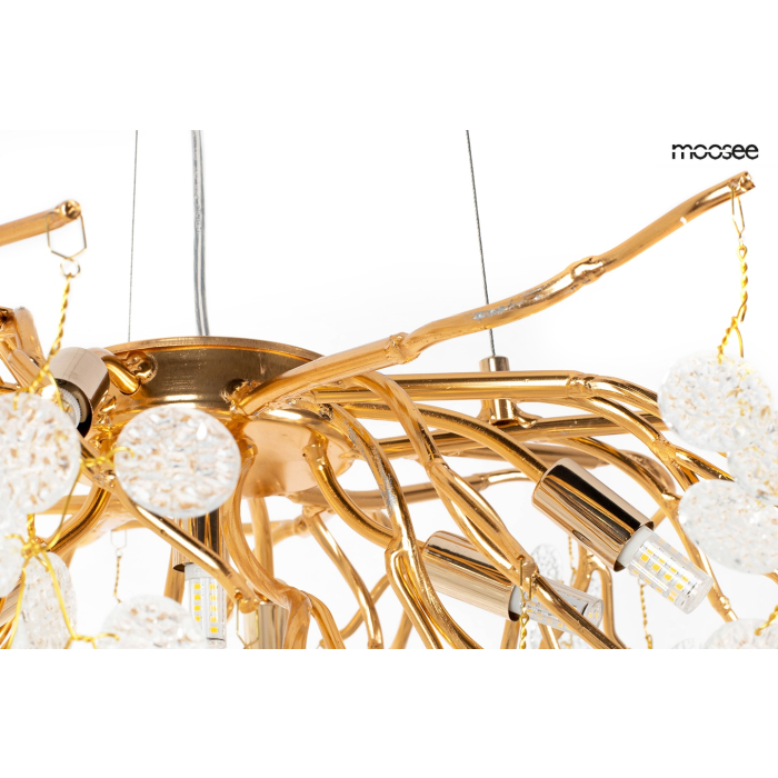 MOOSEE lampa wisząca RIVIERA 60 złota /   clear (5900168832947)