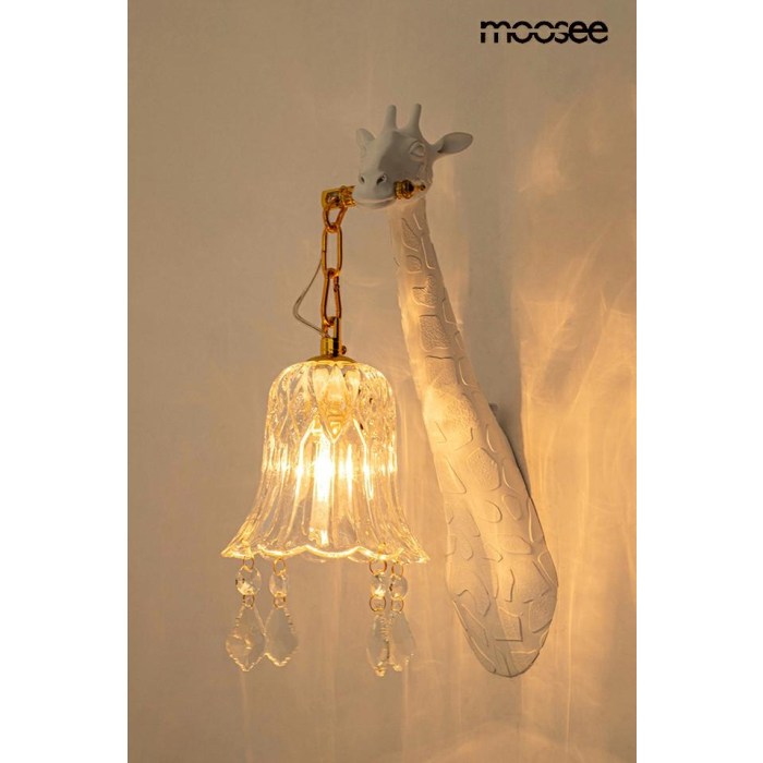 MOOSEE lampa ścienna GIRAFFE biała (MSE1501100400)