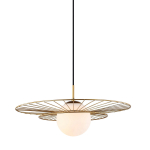 ITALUX Alison Złoty Wisząca 1xE27 40W MDM-4001/1 GD