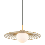 ITALUX Sally Złoty Wisząca 1xE27 40W MDM-4003/1 GD